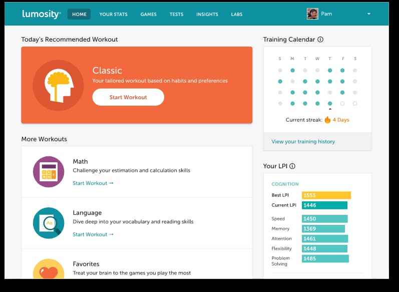 خرید اکانت Lumosity لوموسیتی