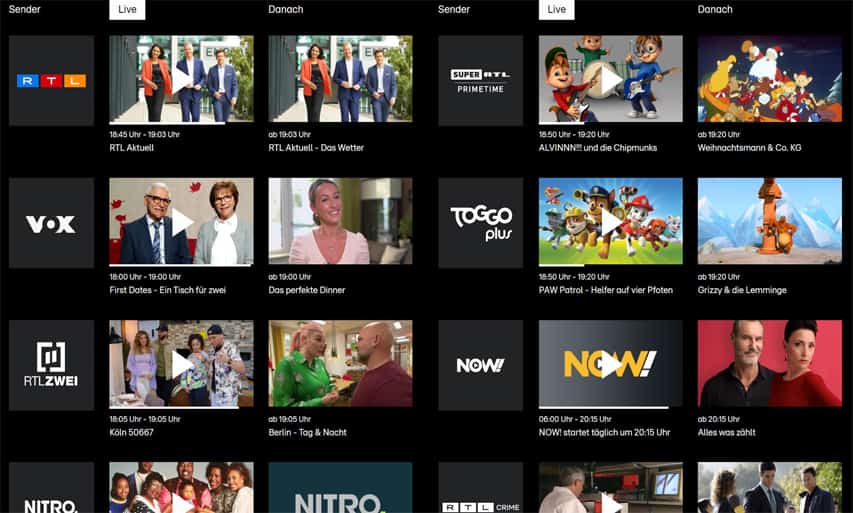 خرید اکانت TVNOW و RTL Plus