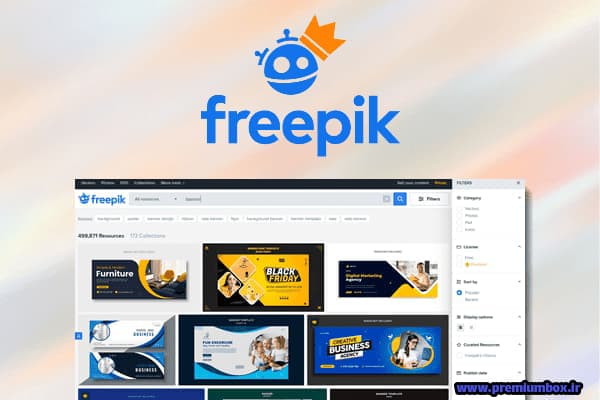 خرید فایل از سایت FreePik فری پیک