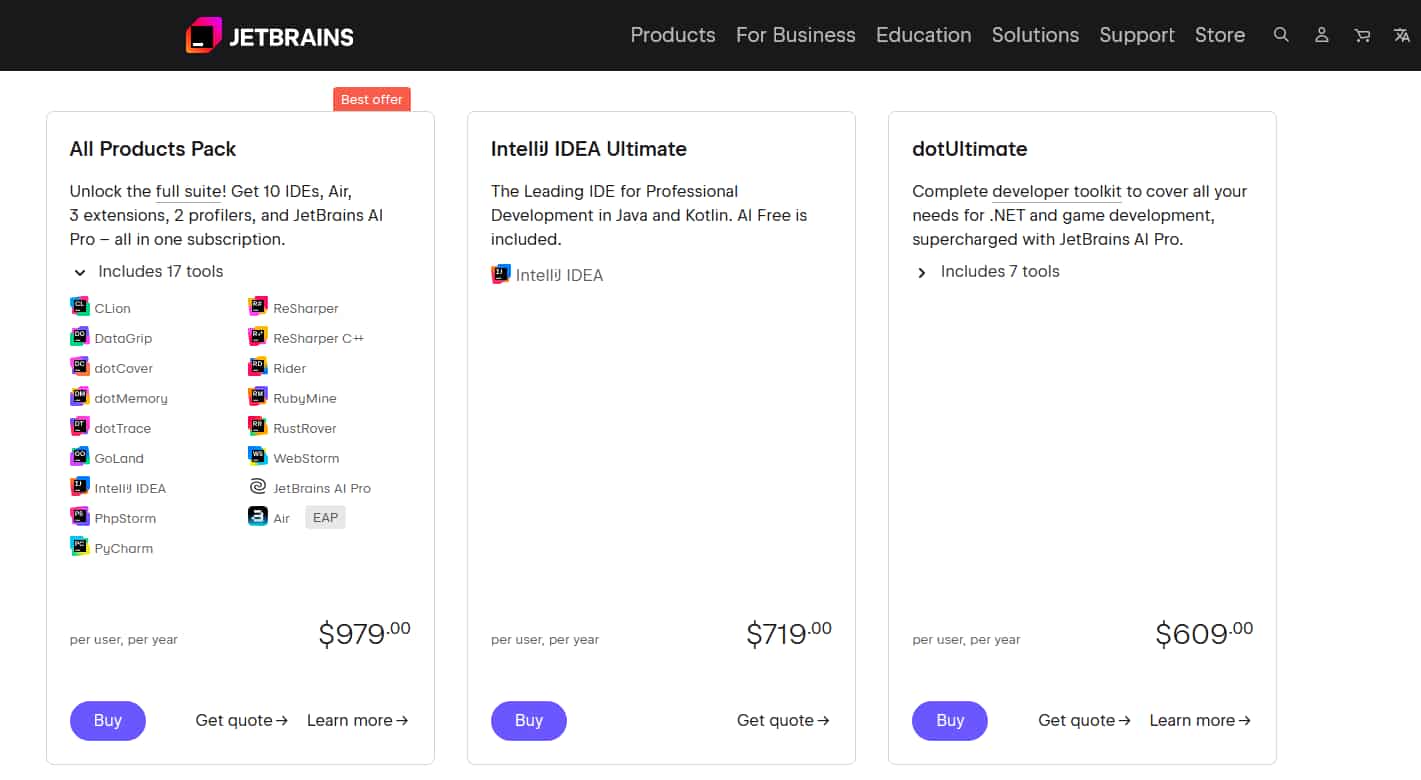 خرید اکانت و لایسنس JetBrains